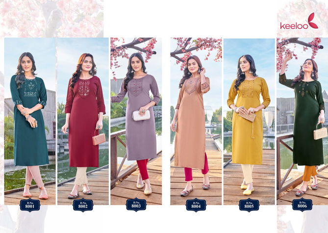 Morni By Koodee Khatli Embroidery Work Rayon Kurtis Wholesale Shop In Surat